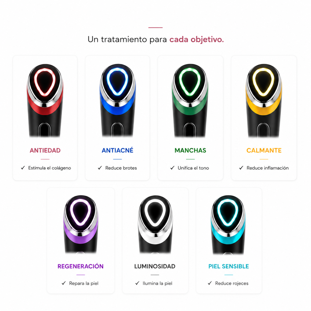 Elyrah™ Masajeador Facial EMS 7 en 1